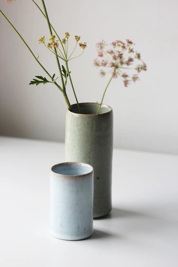 Crackle Glaze Jar by Florian Gadsby — handmade clay