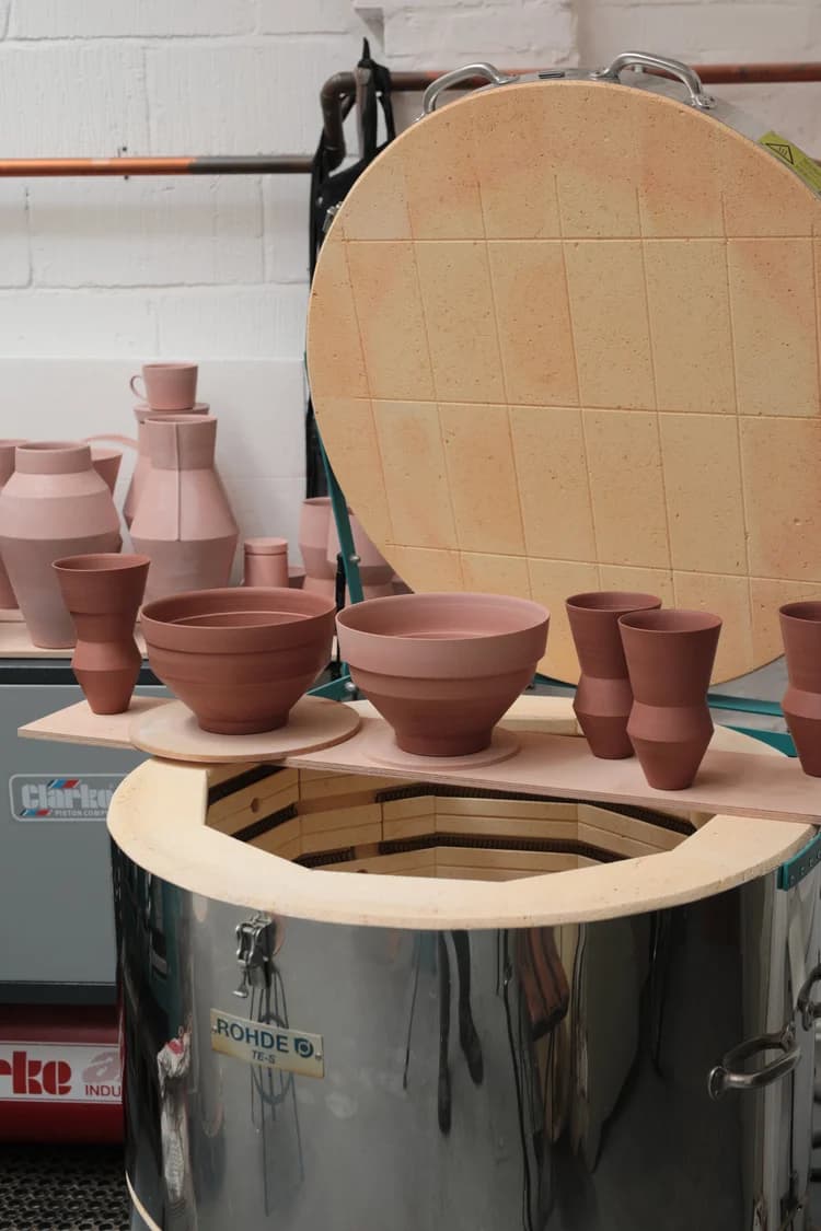 Florian Gadsby studio — clay making process