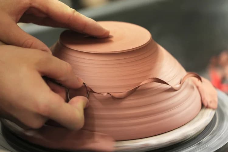Florian Gadsby studio — clay making process